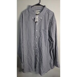 DXL Oak Hill Big and Tall Plaid Button Up 3x Shirt